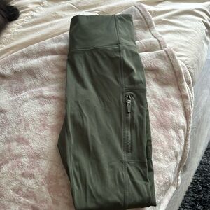 Green Fabletics leggings